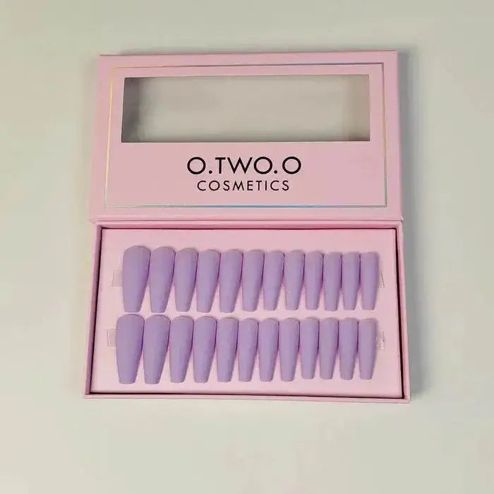 O.TWO.O Magenta Nail Art 24 Pcs
