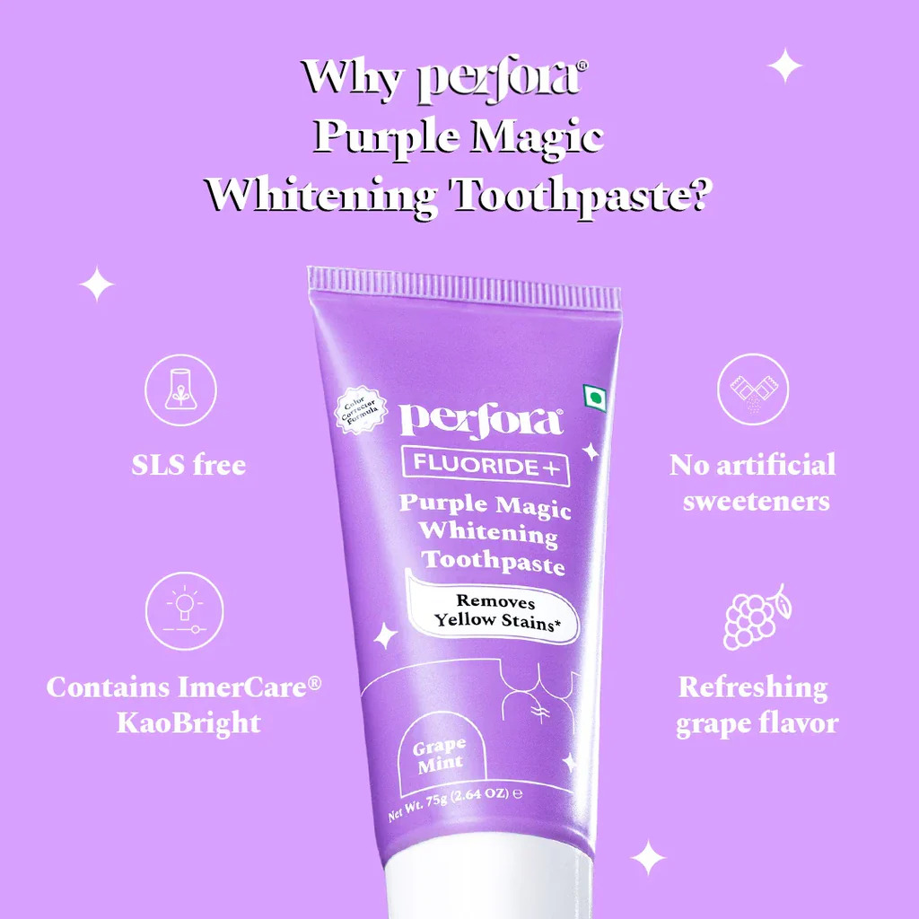 Purple Magic Whitening Toothpaste