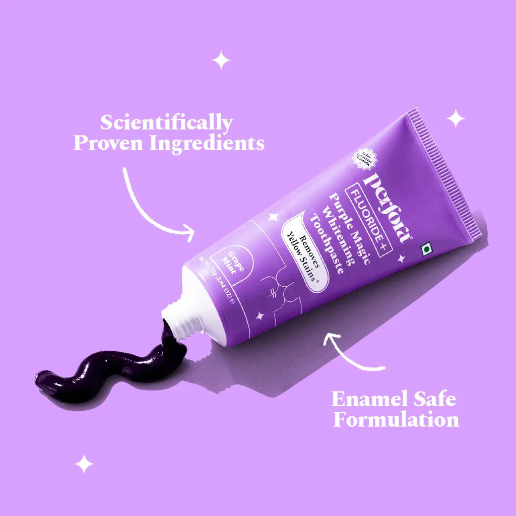 Purple Magic Whitening Toothpaste