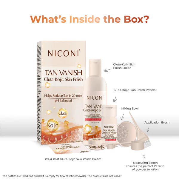 Niconi Tan Vanish Gluta-Kojic Skin Polish 180g