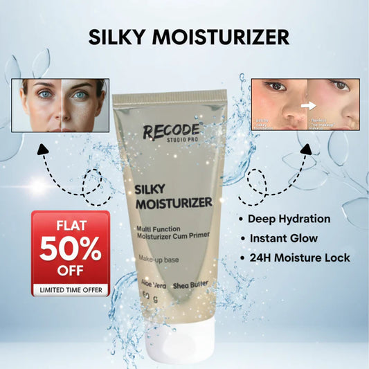 Recode Pro Silky Moisturizer | Multi-Function Primer & 24H Hydrating Moisturizer with Pore-Blurring Finish