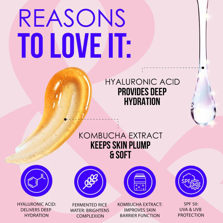 Blue Heaven Super Serum Skin Tint | 4-in-1 BB Cream + Serum + SPF 50+ PA++++ | Dewy Finish, Deep Hydration