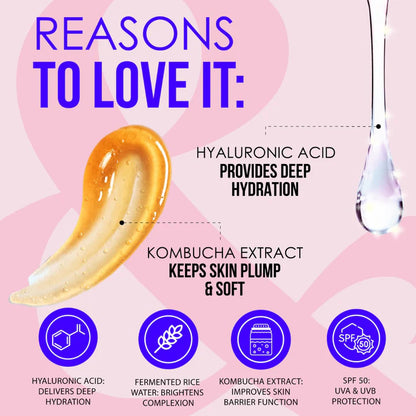 Blue Heaven Super Serum Skin Tint | 4-in-1 BB Cream + Serum + SPF 50+ PA++++ | Dewy Finish, Deep Hydration