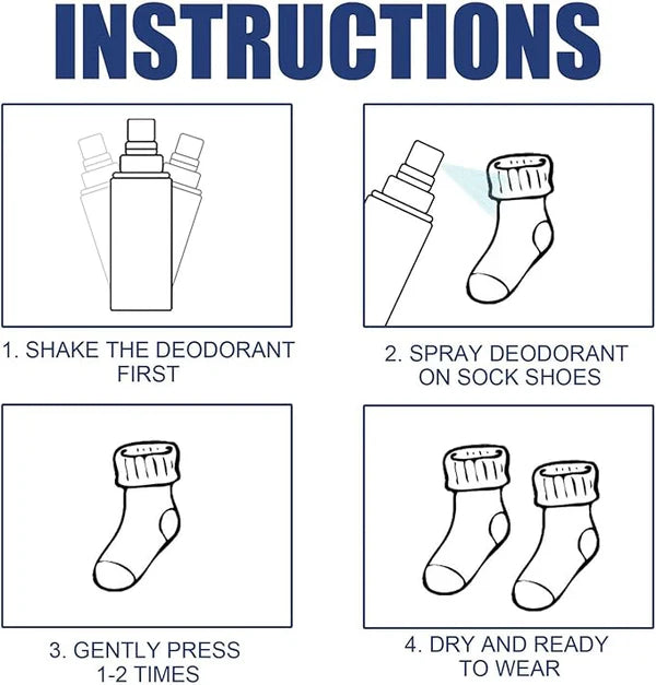 Foot Deodorant Odor Spray