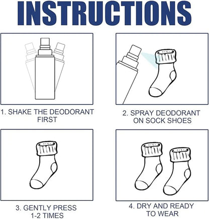 Foot Deodorant Odor Spray