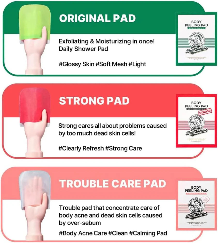 Mom's Bath Recipe - Body Peeling Pad