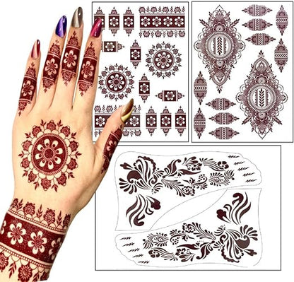 Mehndi Waterproof Sticker