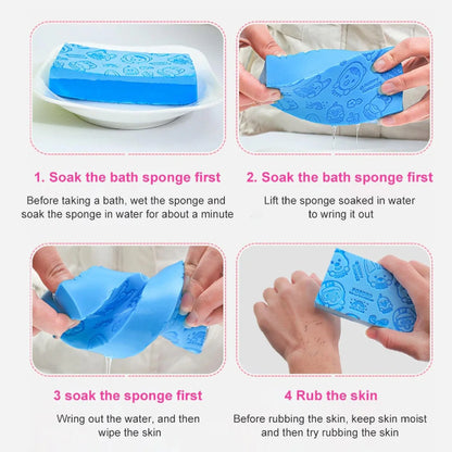 Ultra-soft Bath Scrubber Sponge