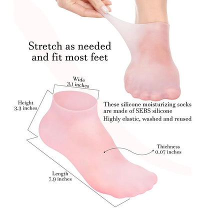 Silicone Moisturizing Gel Sock