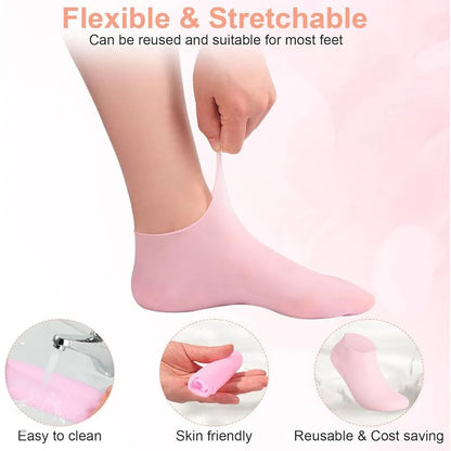 Silicone Moisturizing Gel Sock