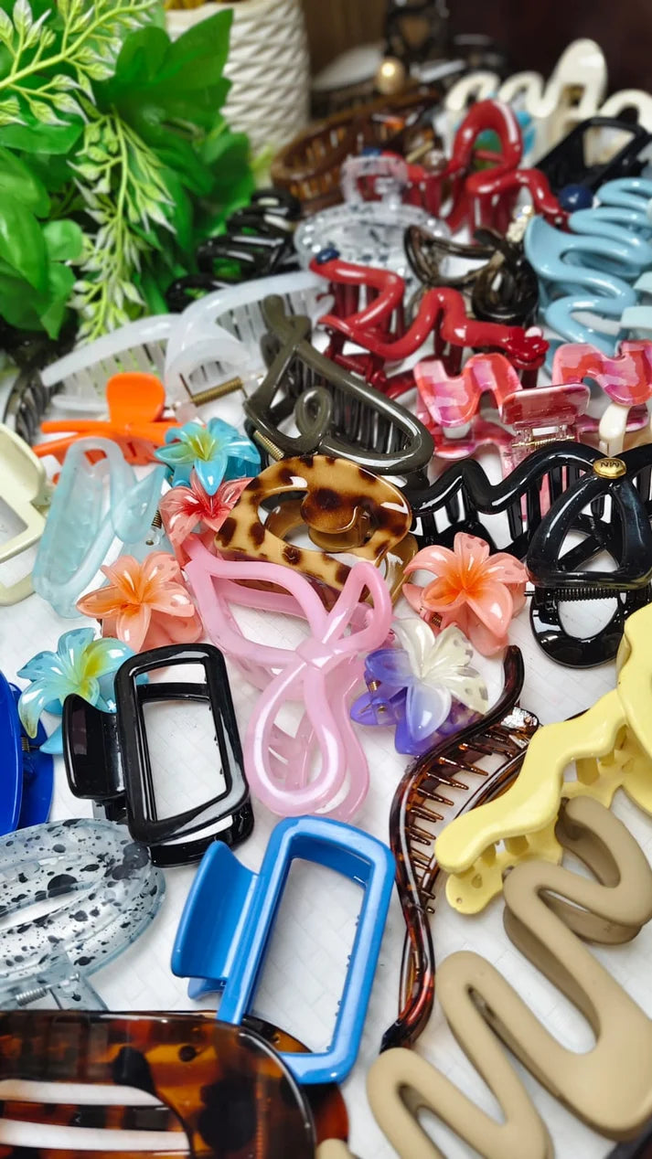 ✨ K-Style 12 in 1 Hair Catchers – Premium Mix