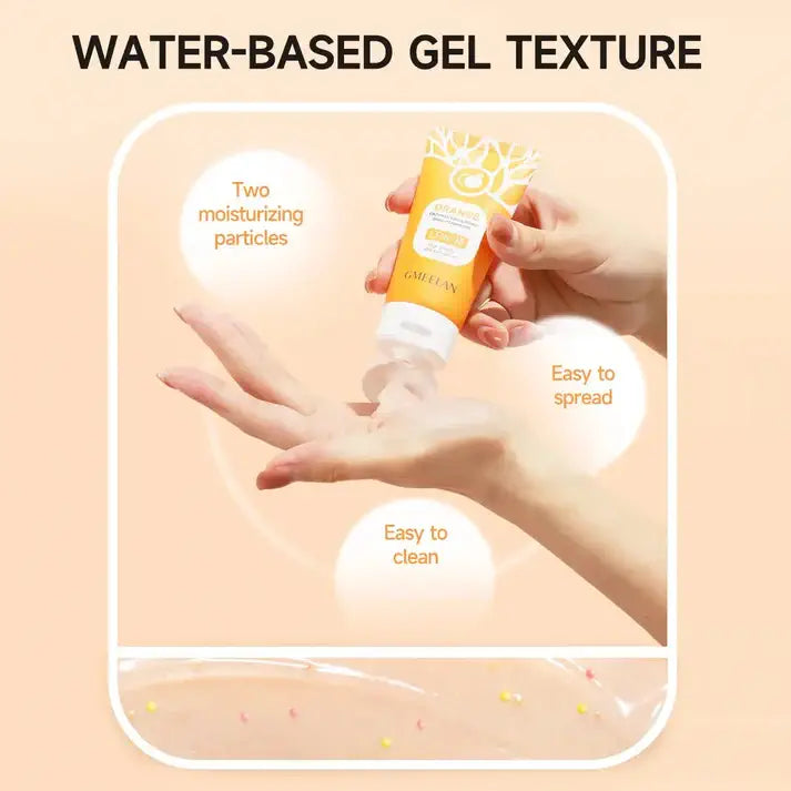 Orange Glow Exfoliating Gel – Brighten, Smooth & Hydrate Naturally