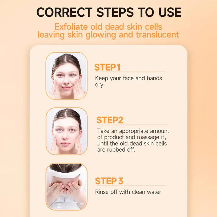 Orange Glow Exfoliating Gel – Brighten, Smooth & Hydrate Naturally