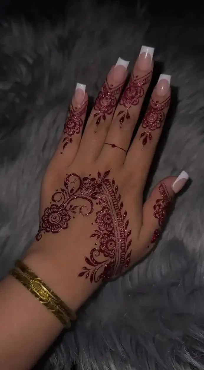 Glitter Gel Cone Mehndi