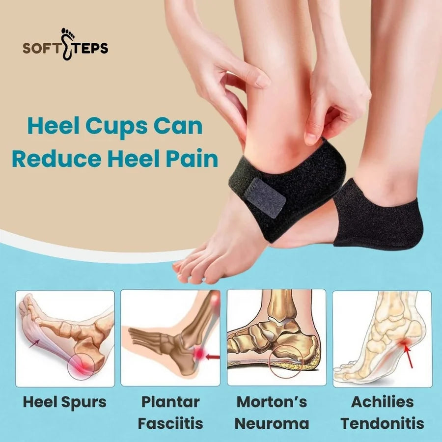 Comfort Heel Protectors - Stretchable Fit in Any Foot Size