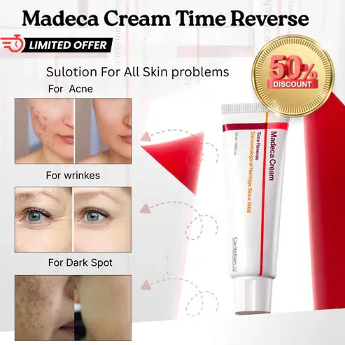Time Reverse Madeca Cream | Anti-Aging & Skin Revitalization | Pharmaceutical-Grade TECA
