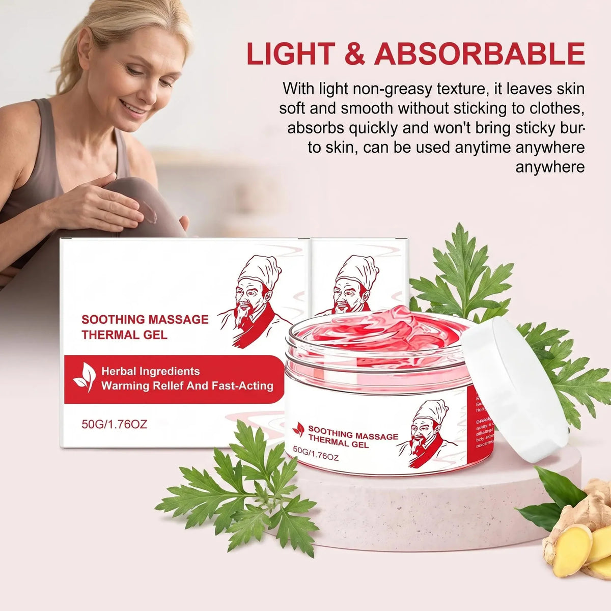 RVDU Massage Thermal Gel