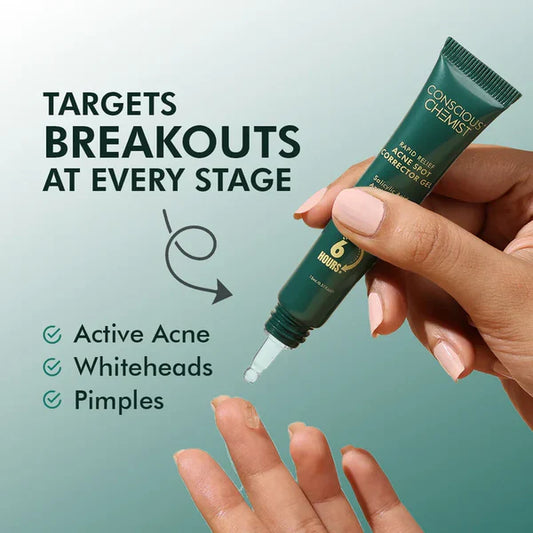 Rapid Relief Acne Spot Corrector Gel (15g)| Triple-Action Treatment For Men & Women